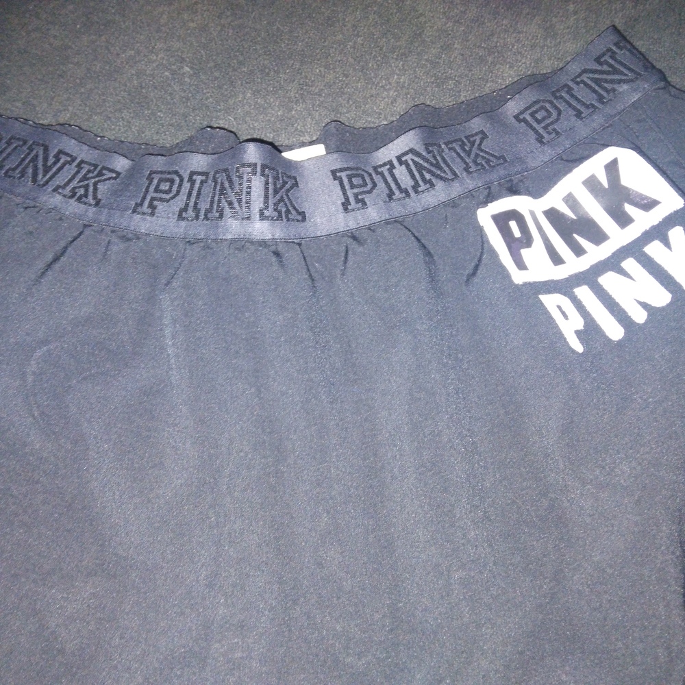 Black PINK Logo Skirt